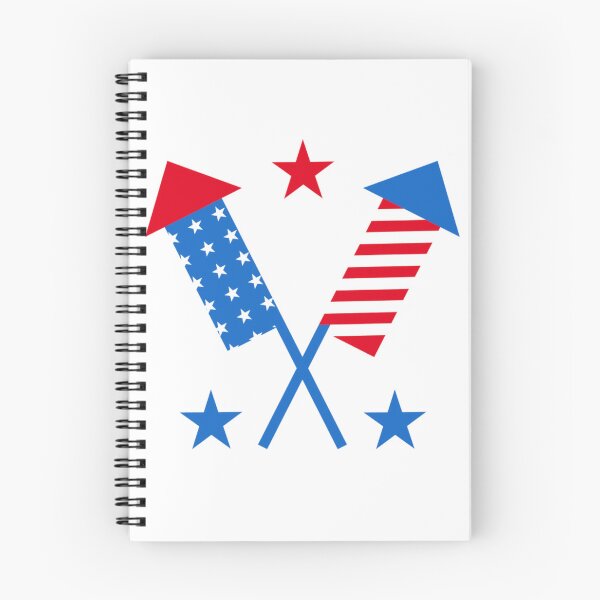 Item preview, American flag fireworks design designed and sold by DukeTheMagic.