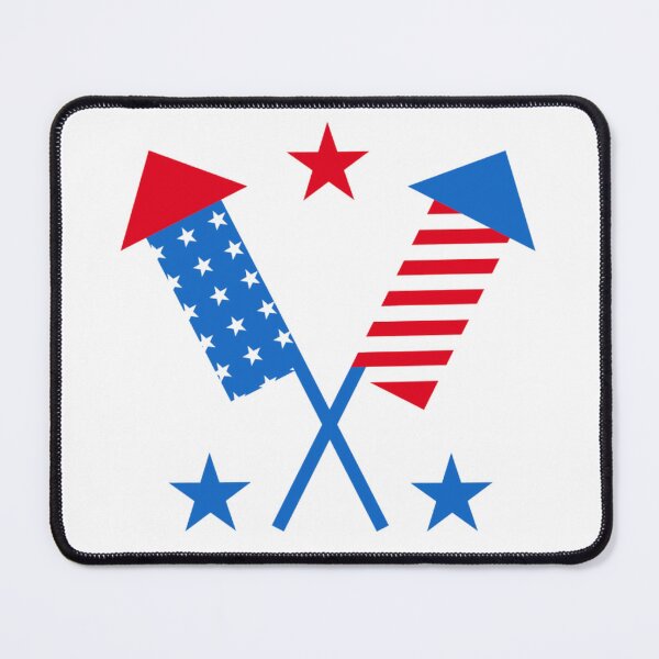 Item preview, American flag fireworks design designed and sold by DukeTheMagic.