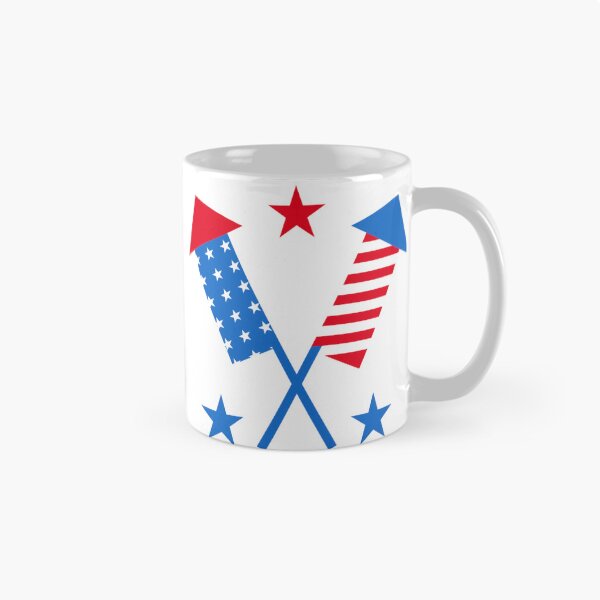 Item preview, American flag fireworks design designed and sold by DukeTheMagic.