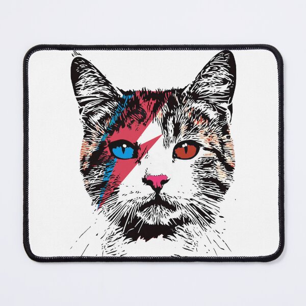 Item preview, Ziggy Stardust Cat designed and sold by TheSamuraiCat.