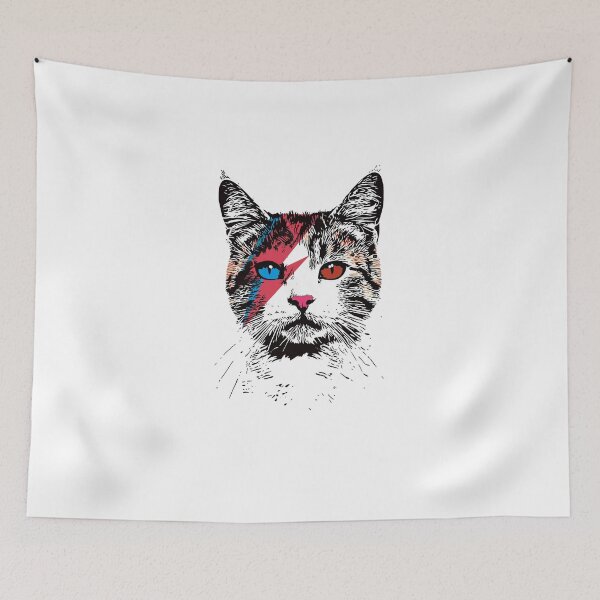Aperçu de l'œuvre Chat Ziggy Stardust créée et vendue par TheSamuraiCat.
