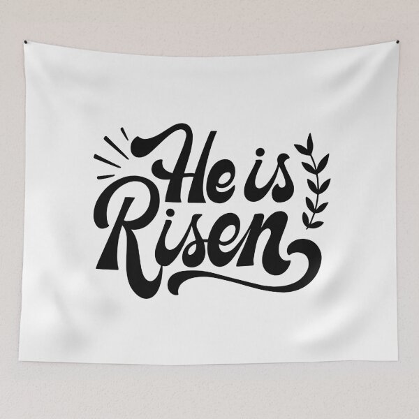 Item preview, He is Risen Chic  designed and sold by Flashy Flamingo.