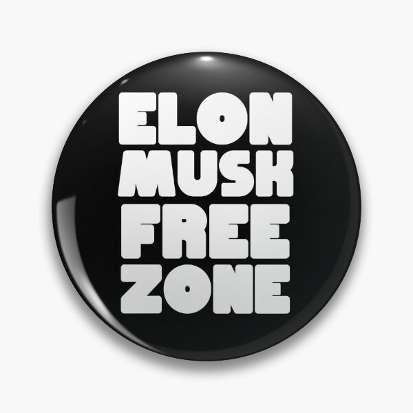 Item preview, Elon Musk Free Zone – Bold Typography Statement Design designed and sold by Generic RedHead Designs.
