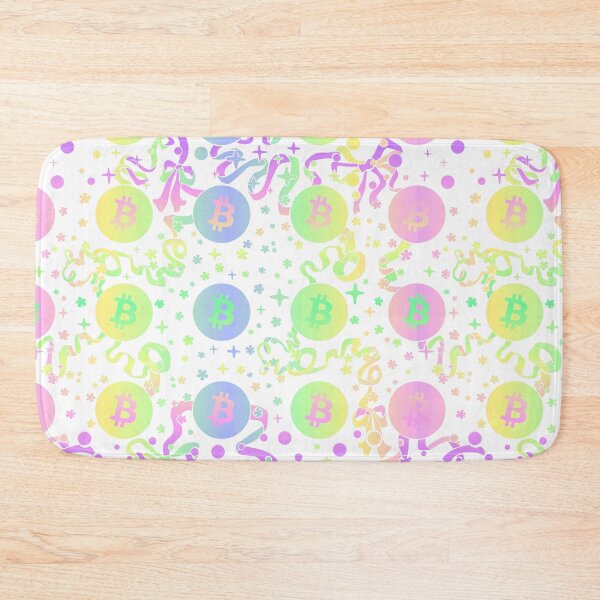 Item preview, BTC Rainbow Pastel Repeat Pattern Sparkles Dots and Ribbons designed and sold by KatelynMitalski.