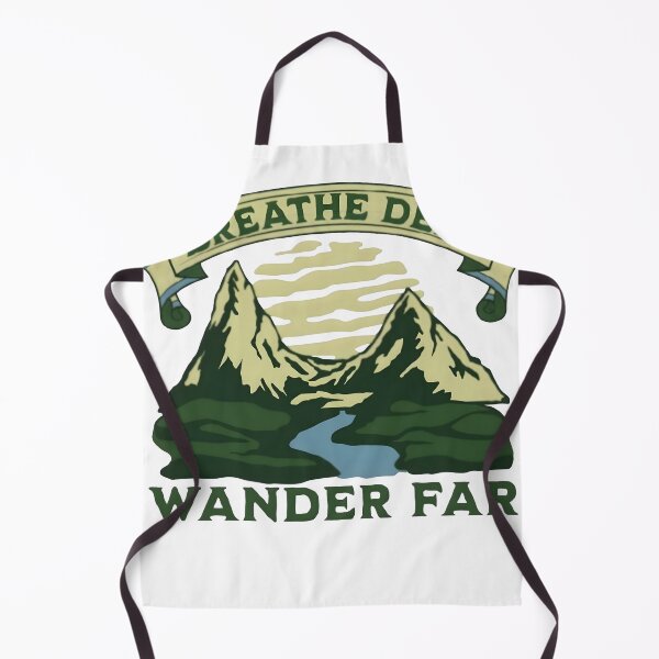 Item preview, Breathe deep, wander far, funny and cool nature lover designed and sold by Merchattack.