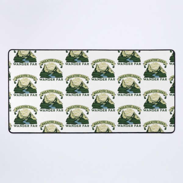 Item preview, Breathe deep, wander far, funny and cool nature lover designed and sold by Merchattack.