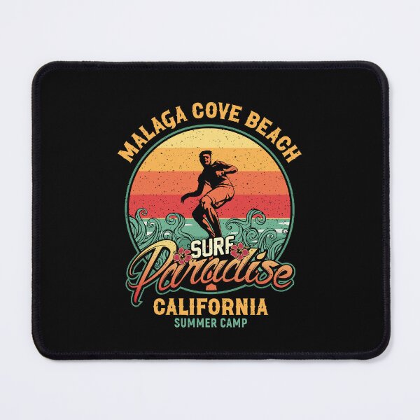 Item preview, Malaga Cove Beach Surf Paradise Los Angeles County California designed and sold by eclecTEEq.