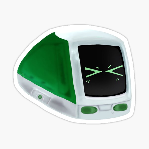 Artikel-Vorschau von iMac G3 – Limettengrün – Serie „Little Computer Guy“, designt und verkauft von angrydino42.
