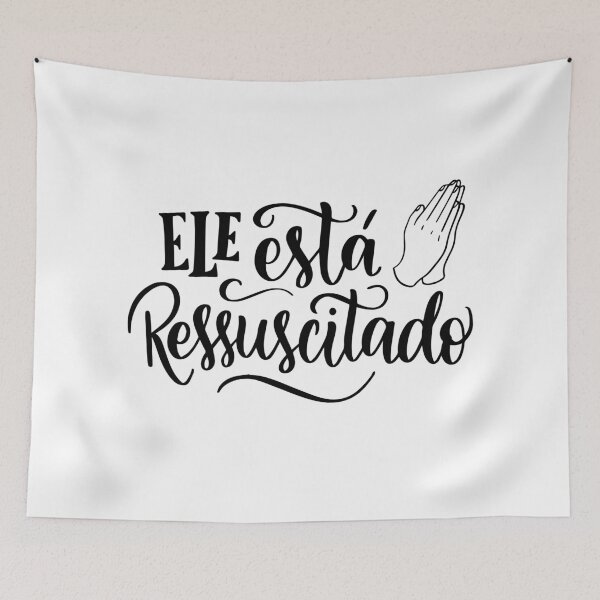 Item preview, Ele Esta Ressuscitatdo  designed and sold by Flashy Flamingo.