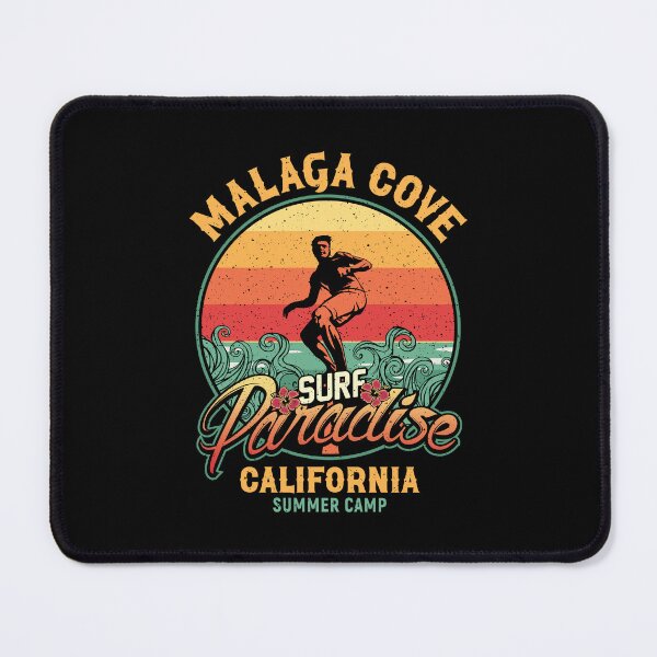 Item preview, Malaga Cove Surf Paradise Palos Verdes Estates California designed and sold by eclecTEEq.