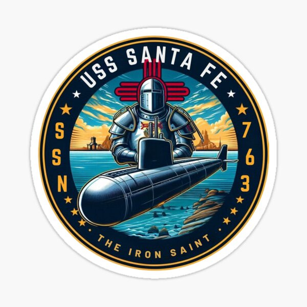 Item preview, Navy Submarine USS Santa Fe SSN-763 designed and sold by ShipFacedRB.