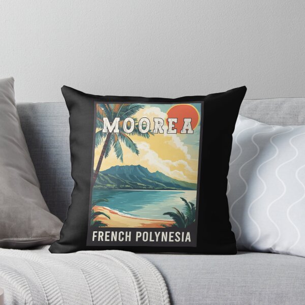 Item preview, Discover Tropical Paradise Moorea in French Polynesia - Travel Art designed and sold by turtlestart.