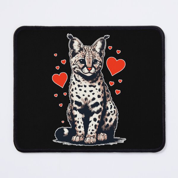 Item preview, Serval Cat Love designed and sold by TomFrontierArt.
