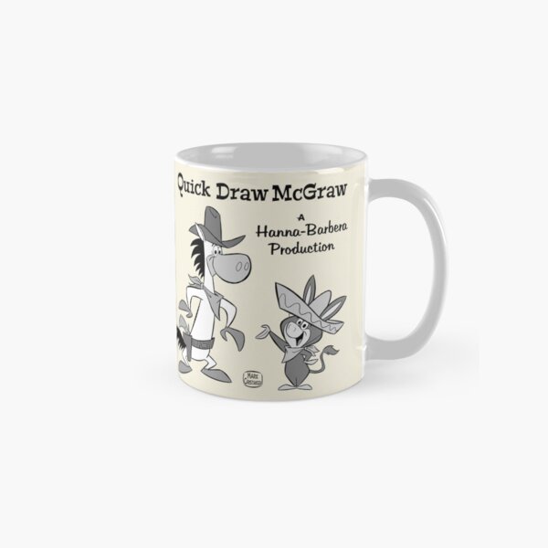 Item preview, QUICK DRAW MCGRAW AND BABA LOOEY (Black and White version with Text) designed and sold by MARKSCARTOONART.