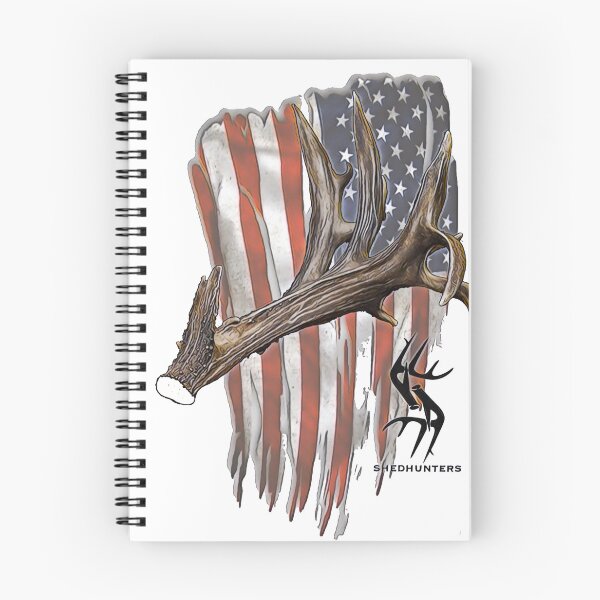 Item preview, American Hammer Shed Antler Flag Design  designed and sold by ShedHunters.