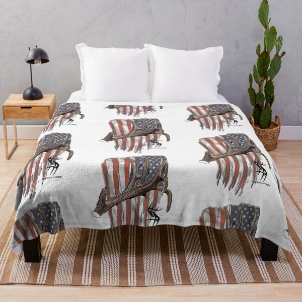 Item preview, American Hammer Shed Antler Flag Design  designed and sold by ShedHunters.
