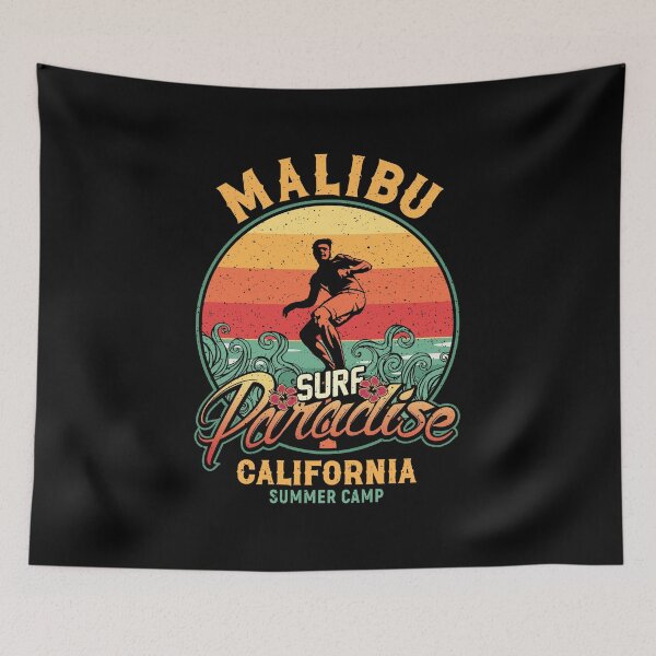 Item preview, Malibu Surf Paradise Los Angeles County California designed and sold by eclecTEEq.