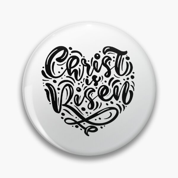 Item preview, Christ Has Risen Heart  designed and sold by Flashy Flamingo.
