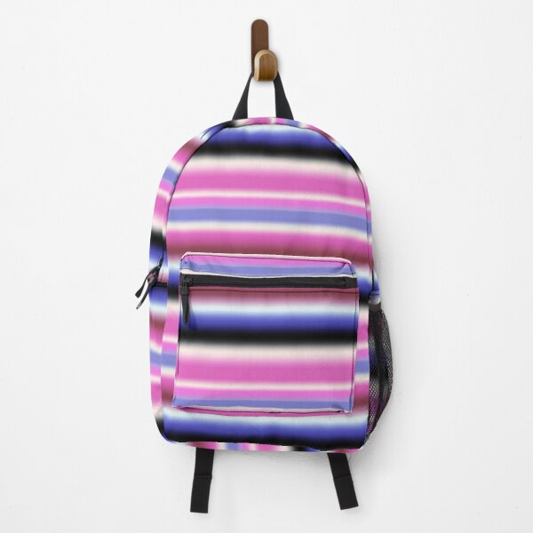 Item preview, Gradient Youthful Stripe Blue Black White and Pink designed and sold by Sharon Schwalbe.