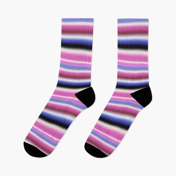 Item preview, Gradient Youthful Stripe Blue Black White and Pink  designed and sold by Sharon Schwalbe.