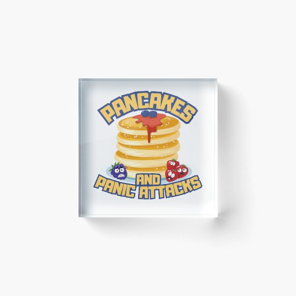 Item preview, Pancakes And Panic Attacks Breakfast humor designed and sold by Zeemazoo.