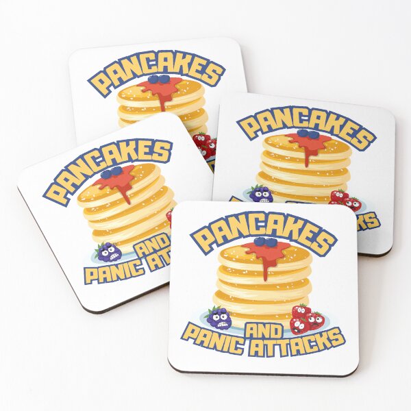 Item preview, Pancakes And Panic Attacks Breakfast humor designed and sold by Zeemazoo.