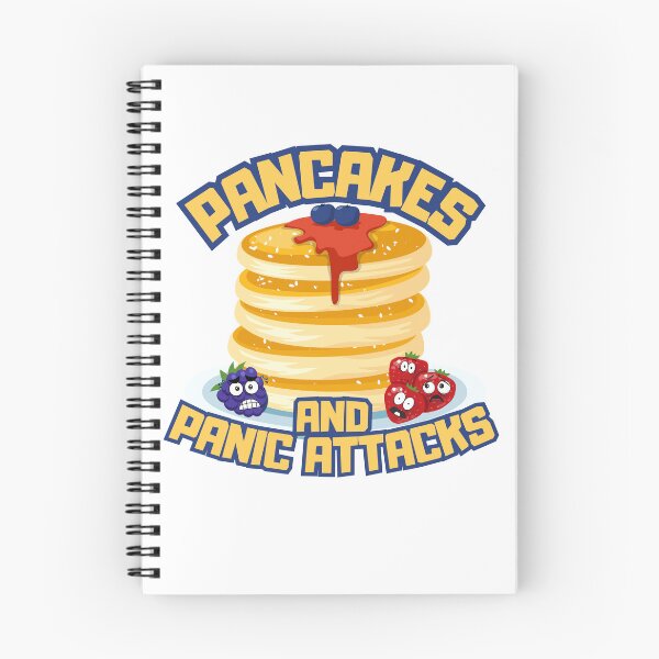 Item preview, Pancakes And Panic Attacks Breakfast humor designed and sold by Zeemazoo.