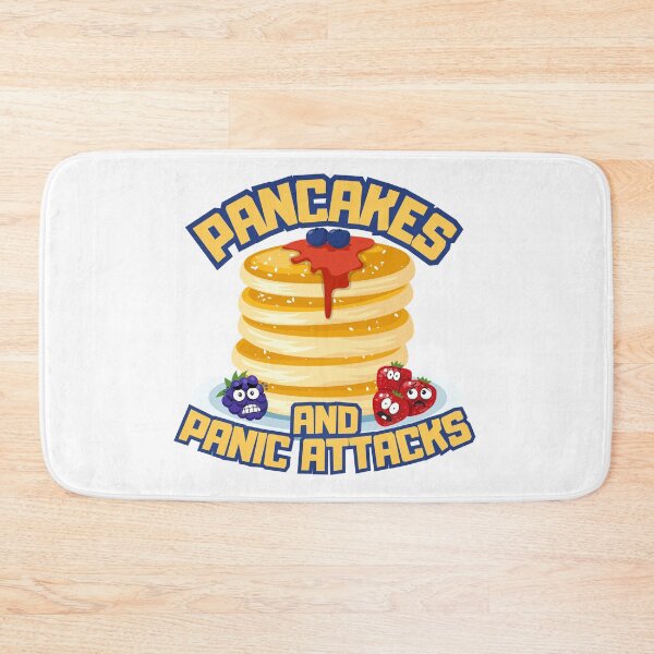 Item preview, Pancakes And Panic Attacks Breakfast humor designed and sold by Zeemazoo.