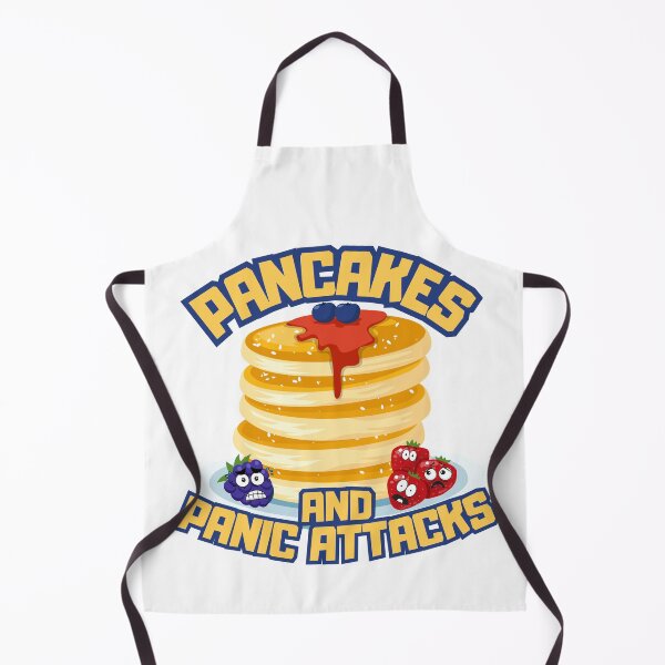 Item preview, Pancakes And Panic Attacks Breakfast humor designed and sold by Zeemazoo.