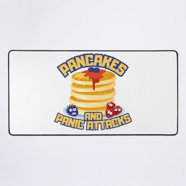Item preview, Pancakes And Panic Attacks Breakfast humor designed and sold by Zeemazoo.