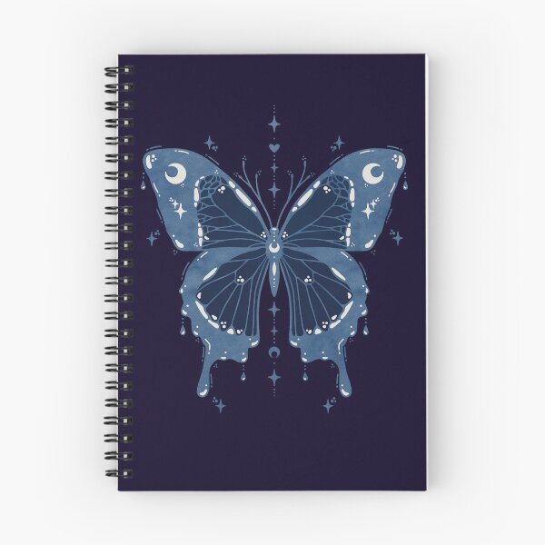 Item preview, Magic Butterfly with Stars and Moons Esoteric Style Aesthetic Blue designed and sold by Lily Bradley.
