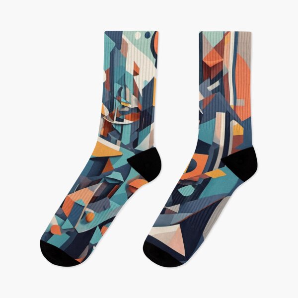 Item preview, Abstract Geometric Cityscape designed and sold by Harmonic_Layers.