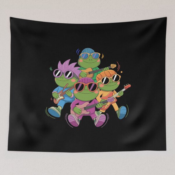 Item preview, Night frogs dazzle with their melodies designed and sold by ATOTI.
