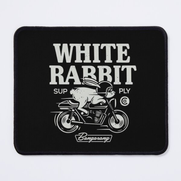 Item preview, White Rabbit Biker - Vintage Motorcycle Adventure designed and sold by Adronia.