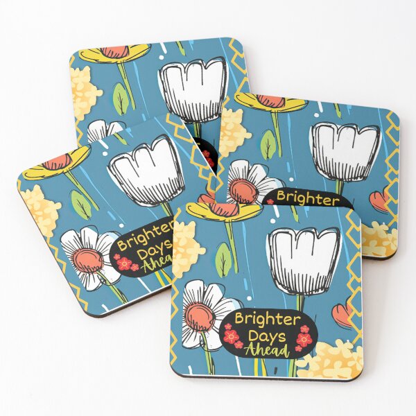 Item preview, Brighter Days Ahead - Cheerful Floral Design designed and sold by Molly's Gone Mad .