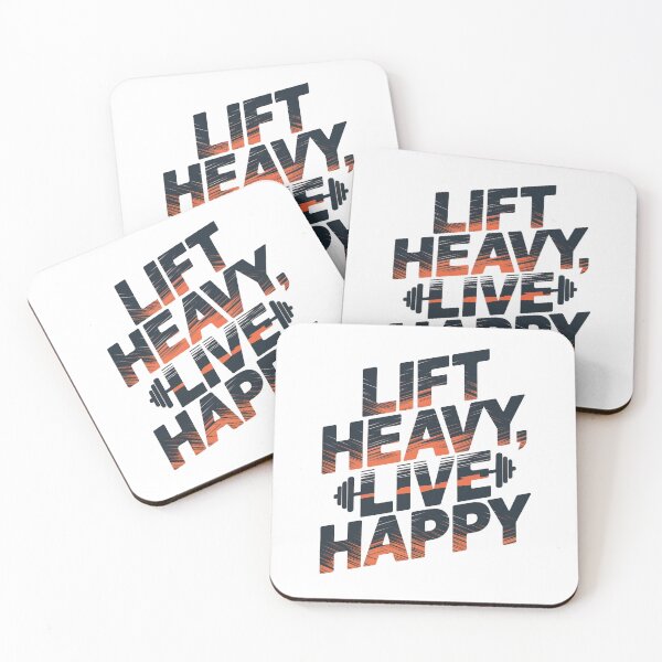 Item preview, LIFT HEAVY LIVE HAPPY designed and sold by jkrphoto.