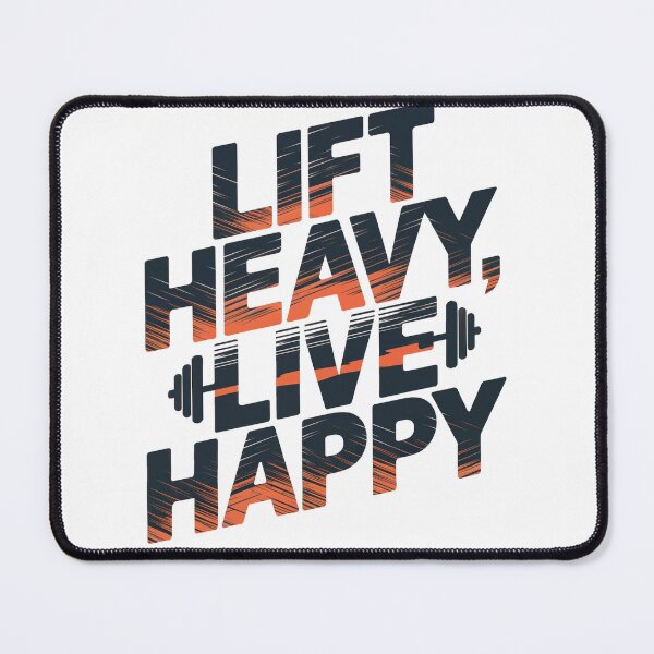 Item preview, LIFT HEAVY LIVE HAPPY designed and sold by jkrphoto.
