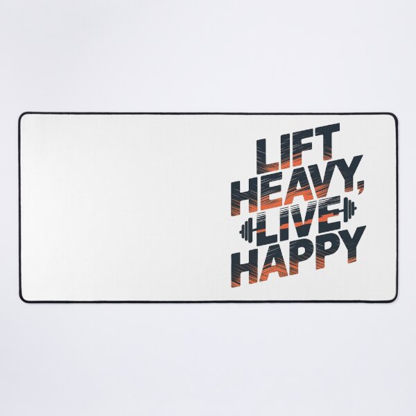 Item preview, LIFT HEAVY LIVE HAPPY designed and sold by jkrphoto.