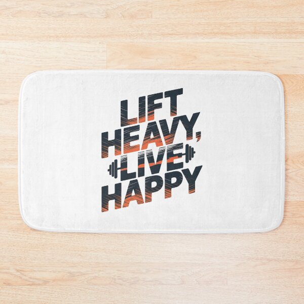 Item preview, LIFT HEAVY LIVE HAPPY designed and sold by jkrphoto.