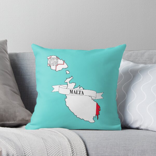 Item preview, malta flag map designed and sold by visual adventures.