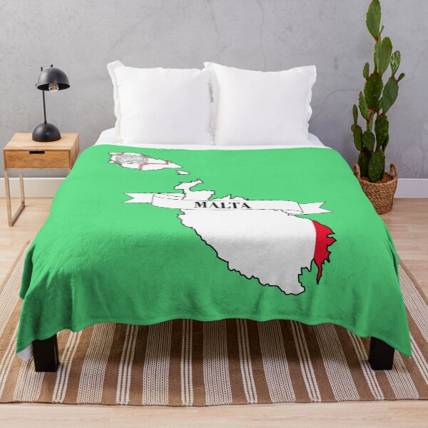 Item preview, malta flag map designed and sold by visual adventures.