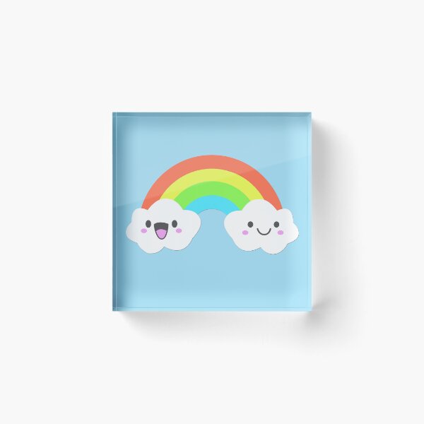 Item preview, Cute Happy Clouds and Rainbow designed and sold by KookyCool.