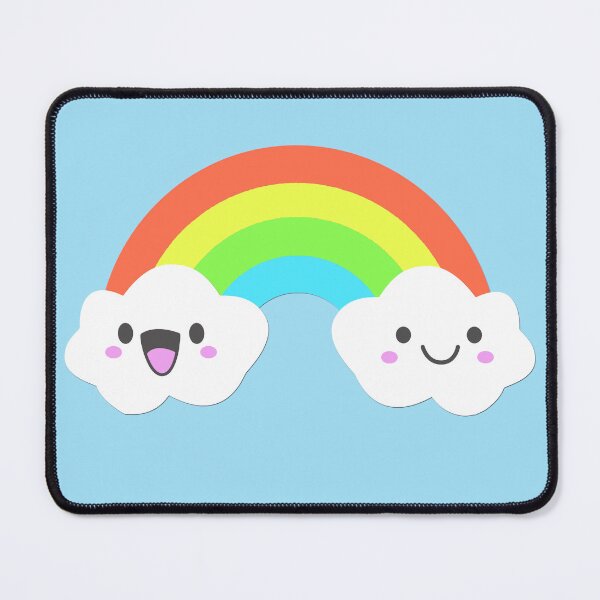 Item preview, Cute Happy Clouds and Rainbow designed and sold by KookyCool.