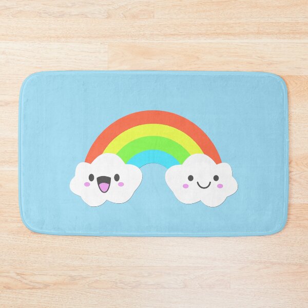 Item preview, Cute Happy Clouds and Rainbow designed and sold by KookyCool.