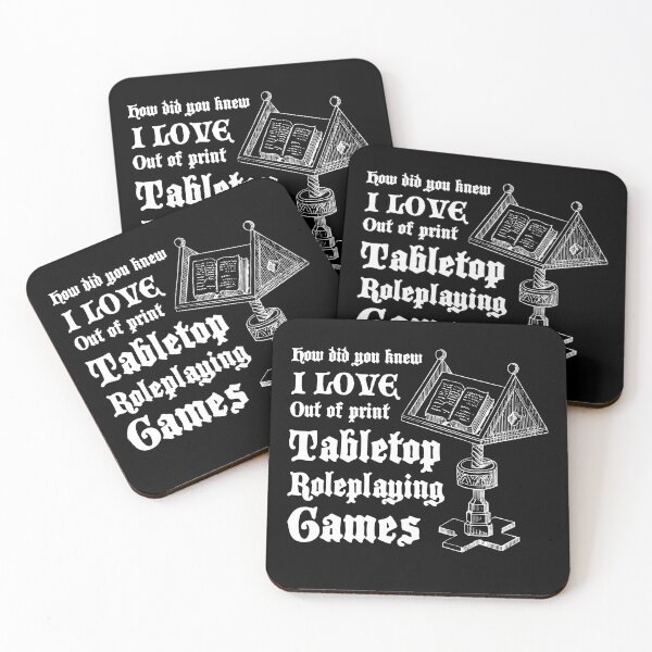 Item preview, Who told you I love out of print Tabletop Roleplaying Games designed and sold by Goth-It-Covered.