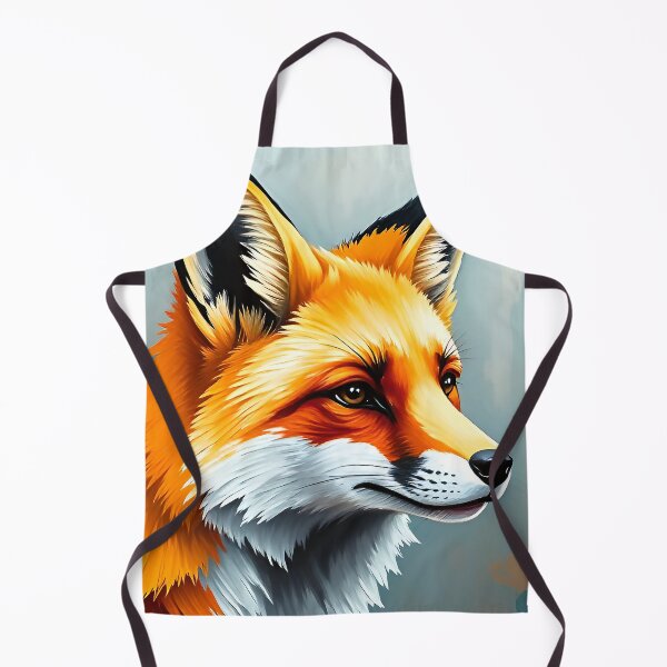 Item preview, Red Fox Portrait Abstract Forest Woodland Wildlife designed and sold by kakarikihill.