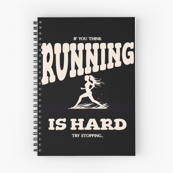Item preview, If you think running is hard, try stopping... designed and sold by Tees16.