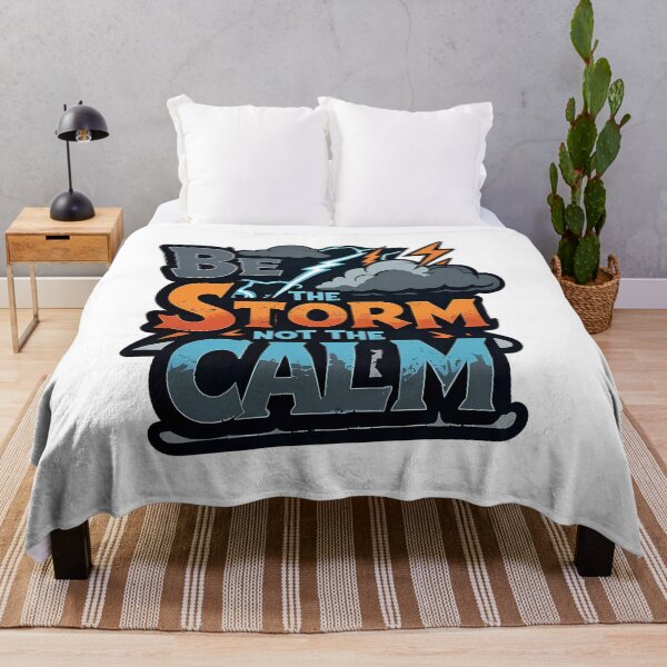 Item preview, Be the Storm Powerful Lightning Bold and Rebellious Motivational designed and sold by zoughlal.