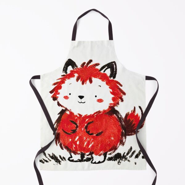 Item preview, Playful Red Fluffy Creature designed and sold by SunkenCost.