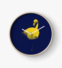 Flamingo Dreams Clock